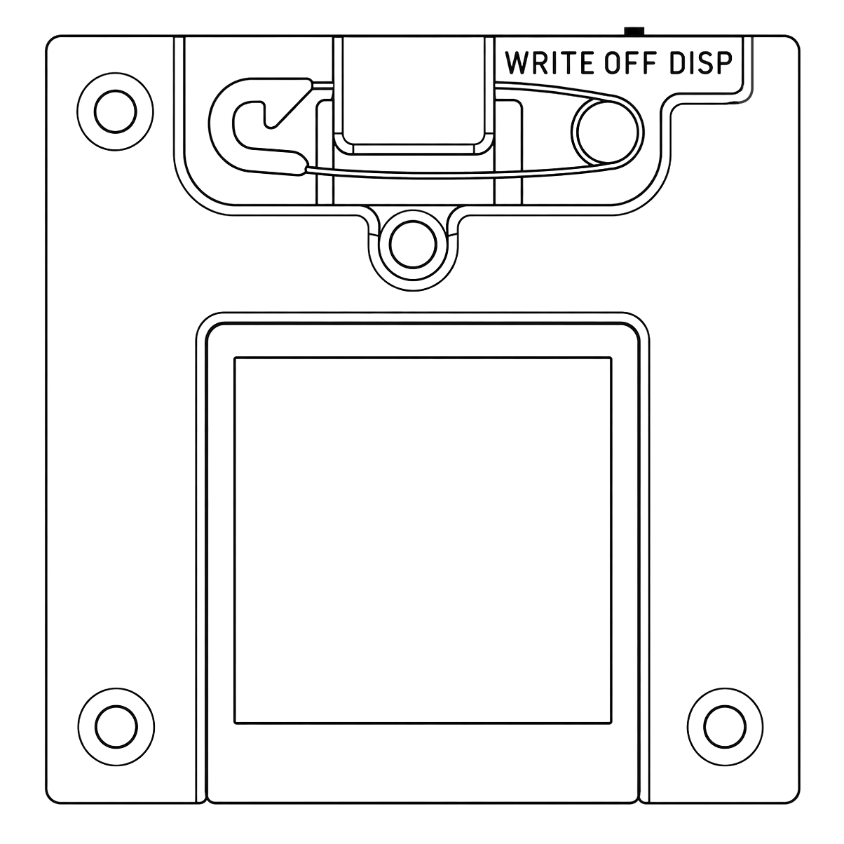 Hicarix Badgeの操作部分